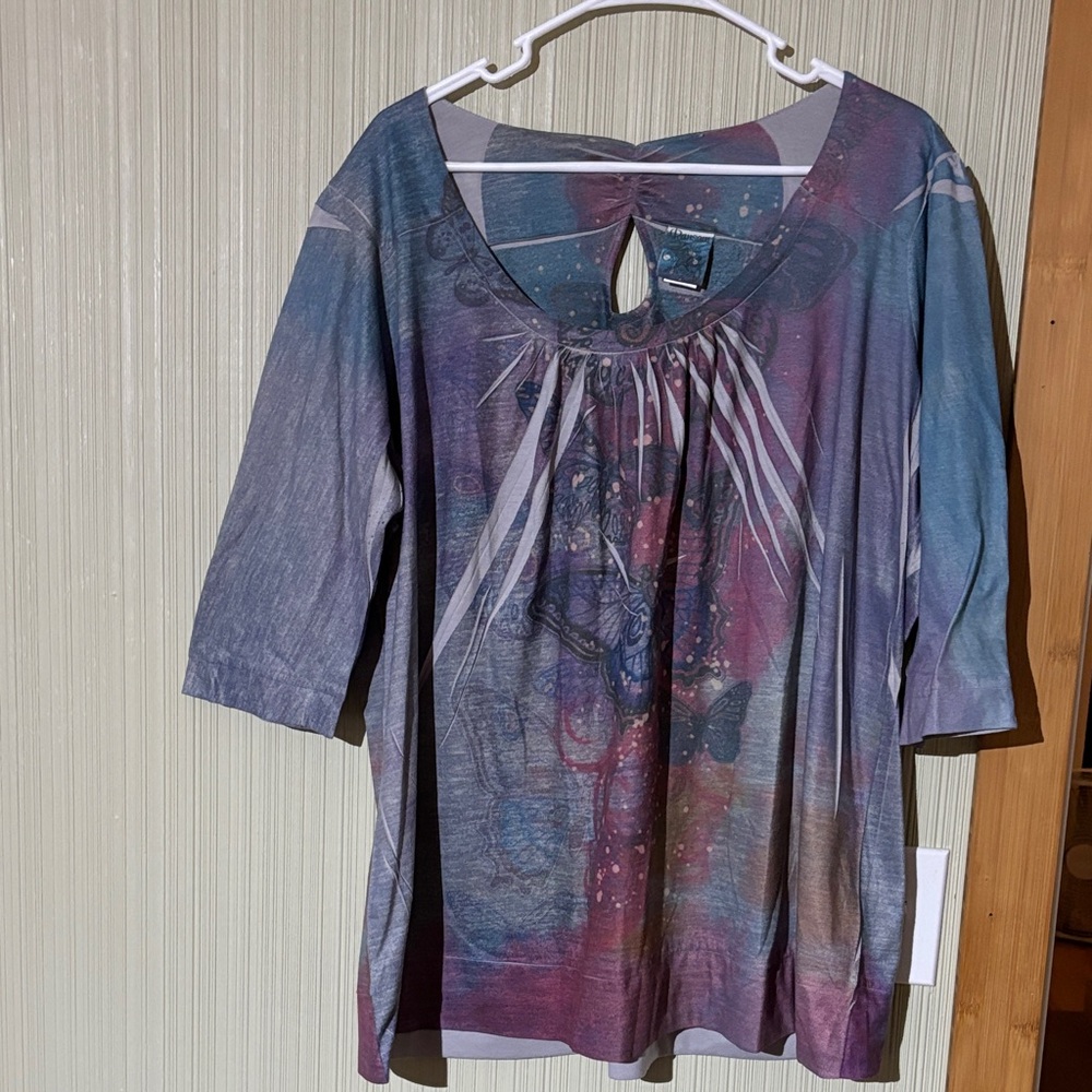 Ransom Blue and Purple Women's Tunic